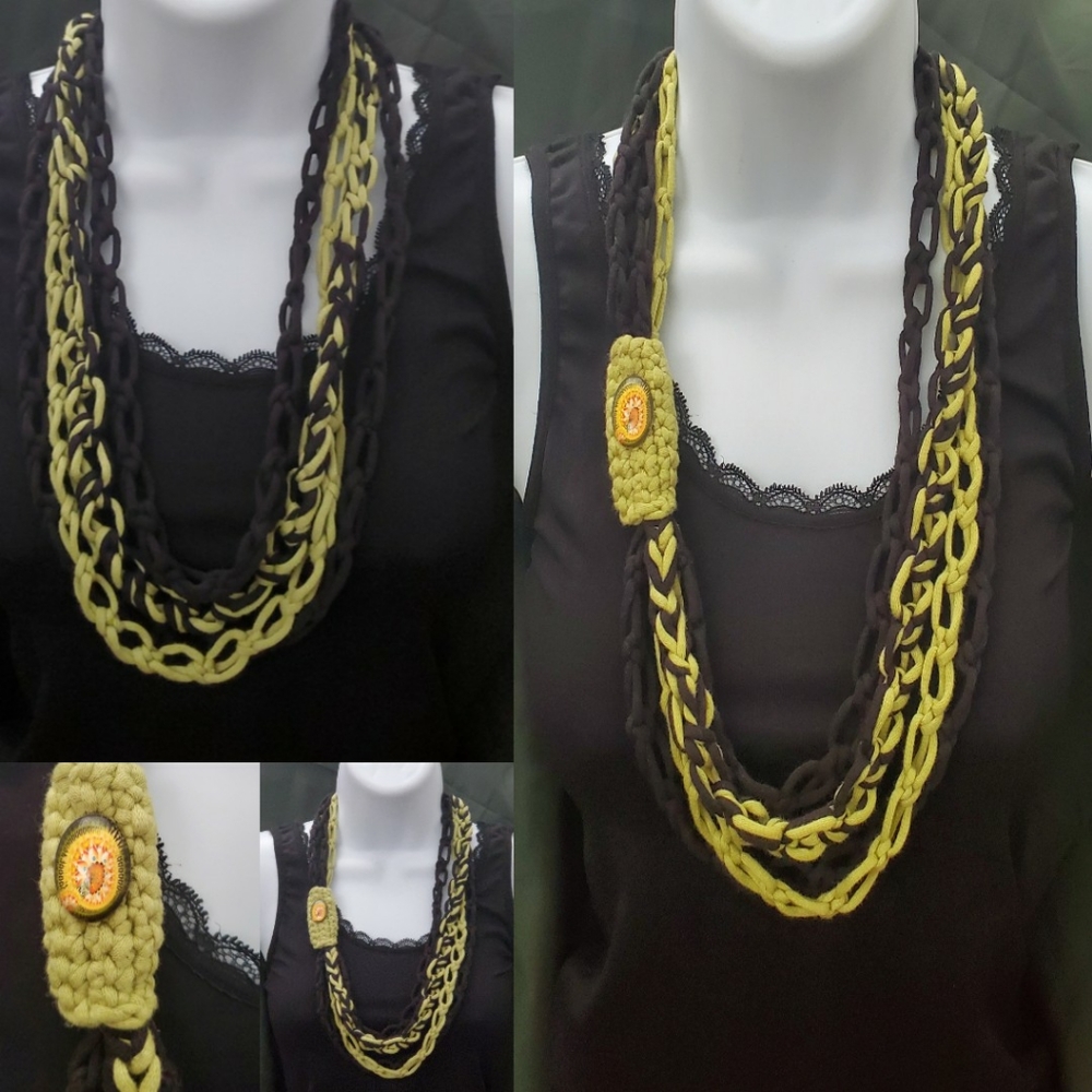 ARTISAN CRAFTED CROCHET NECKLACE